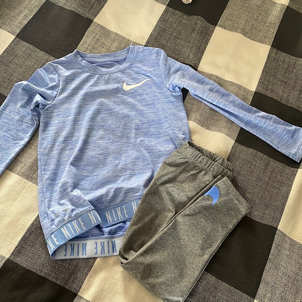 Nike outfit.
